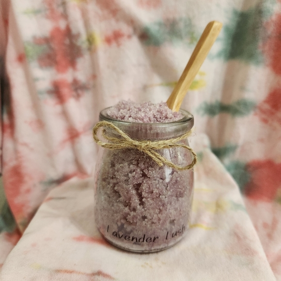 Handmade Lavender Lush hand and body sugar scrub - Picture 2 of 5